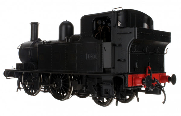 7S 006 024 O Gauge 14xx Class 1401 Plain Black With Erased GWR Letteri Dapol