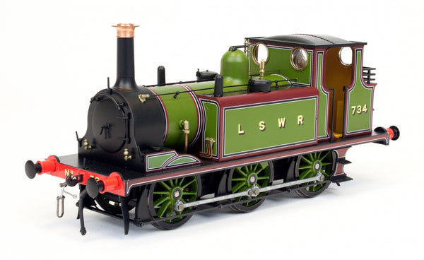 7S 010 014 O Gauge Terrier A1 734 LSWR Green Dapol