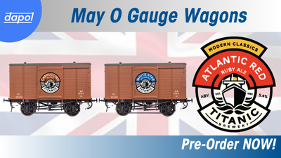 May 2025 UK Produced O Gauge Wagon Releases