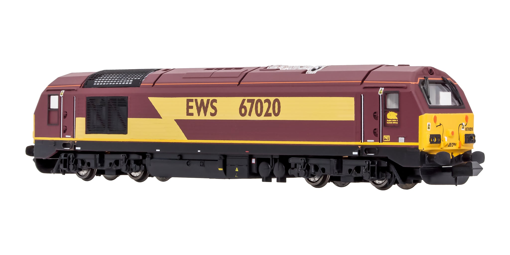 2D-010-015 N Gauge Class 67 EWS Red/Gold 67020