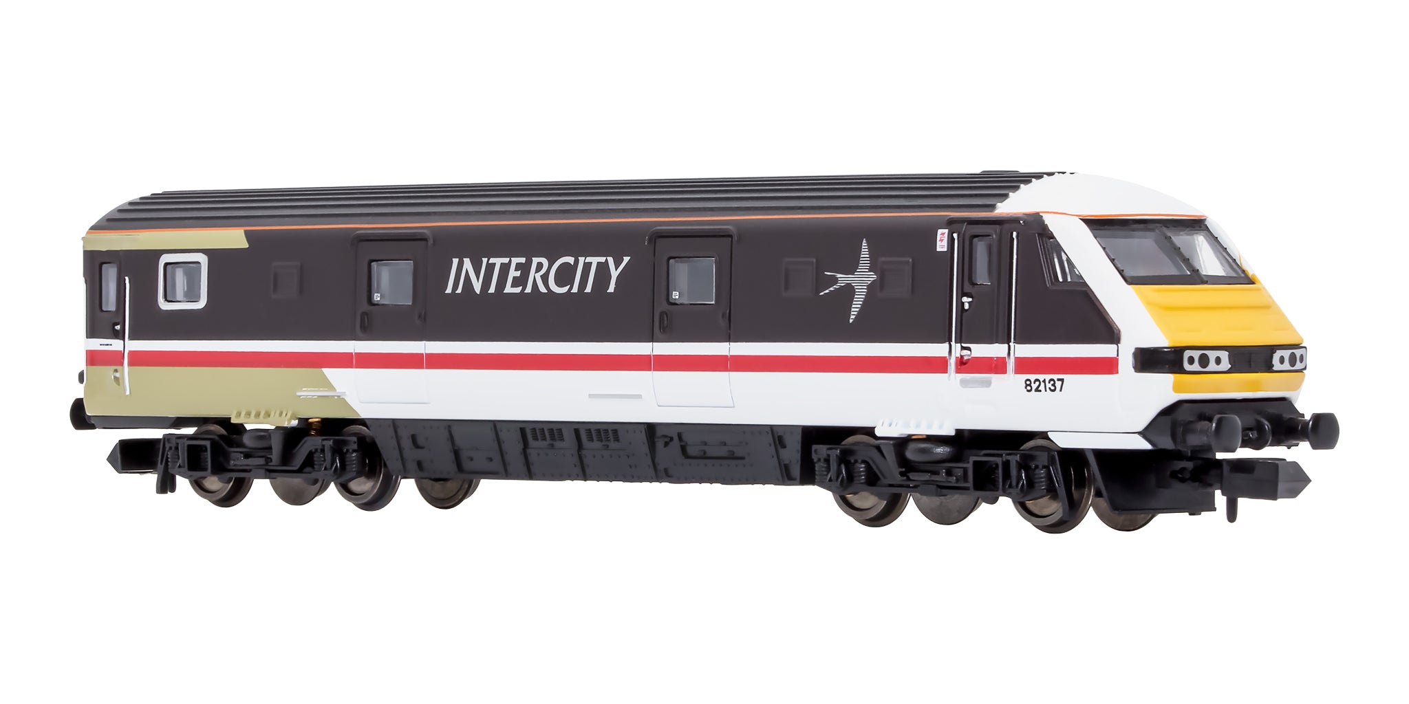 2D-017-005 N Gauge Mk3 DVT Intercity Swallow 82137