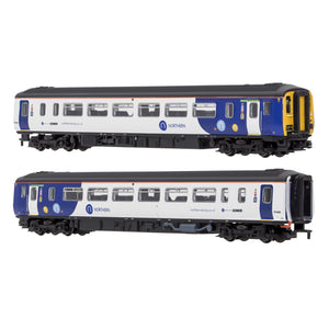 2D-021-007 N Gauge Class 156 2 Car Set 156468 Northern Trains