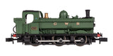 2S-007-031 N Gauge Pannier 9659 GWR Green