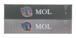 4F-028-161 OO Gauge 40ft' Container Mol 031601 0/ 055419 4 Weathered