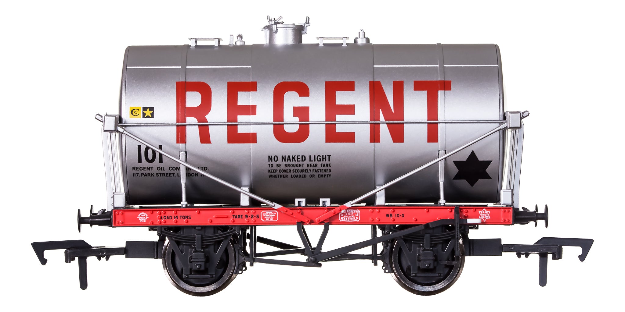 4F-058-003 14T Tank Wagon Class A Regent (Red Letters) Silver 101