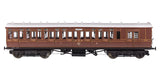 4P-020-002 GWR Toplight M/Line City Lined Crimson Third Brake 3748 Set 1