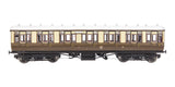 4P-020-121 OO Gauge GWR Toplight M/Line City Lned Choc & Crm Composit 7903 Set 2