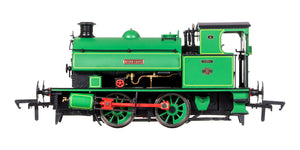 4S-024-001 Hawthorn Leslie 0-4-0 Green Lined Yellow 'Asbestos' 4