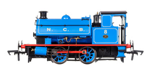 4S-024-005 Hawthorn Leslie 0-4-0 Blue Lined Straw NCB