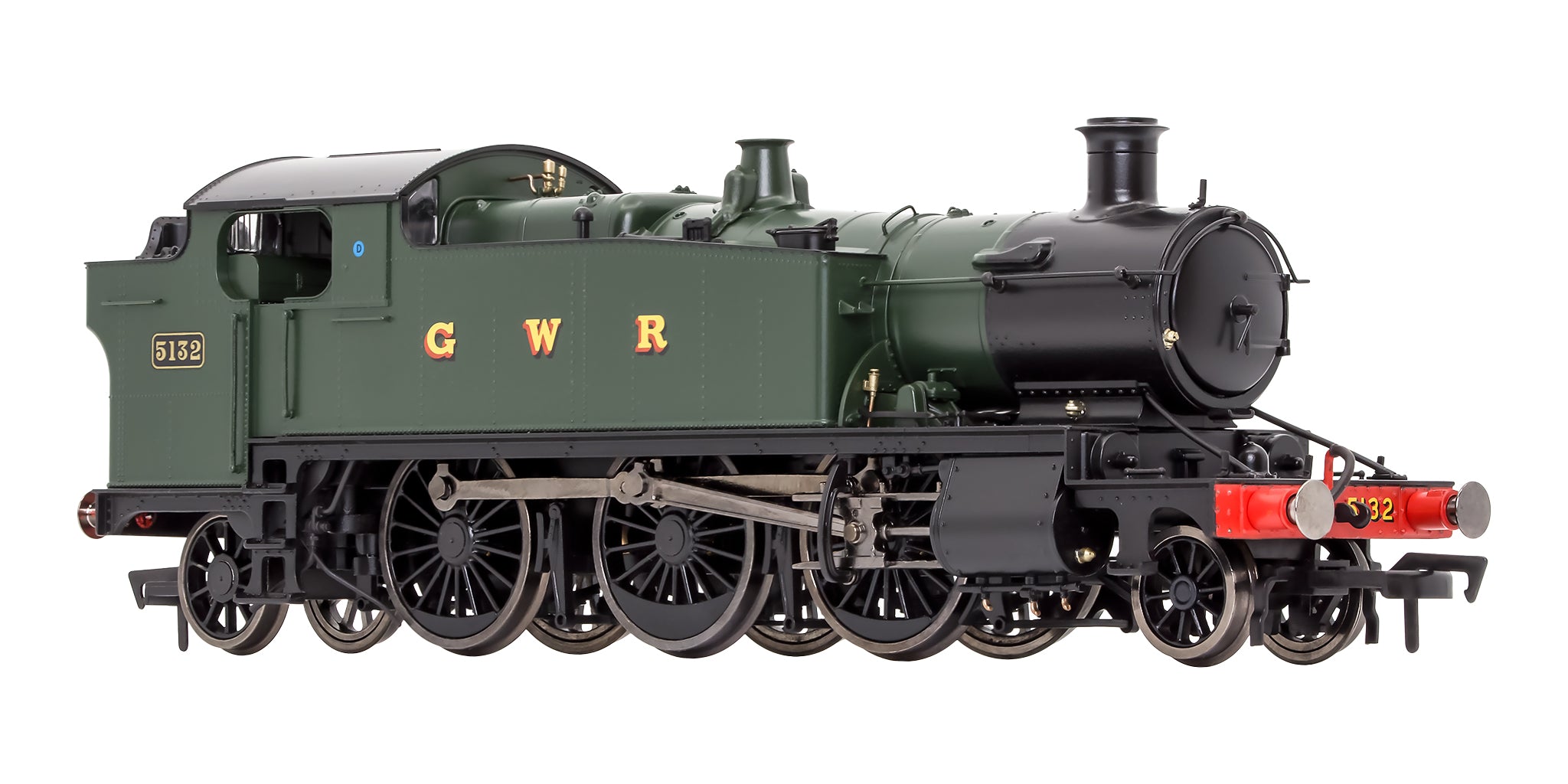 4S-041-011 OO Gauge Large Prairie 5132 GWR Green GWR