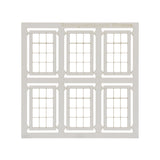 7C-001-001 O Gauge 6 x Rectangular Industrial windows