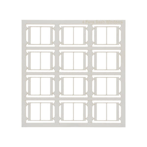 7C-001-003 O Gauge 6 x R4 Pane Sash Windows