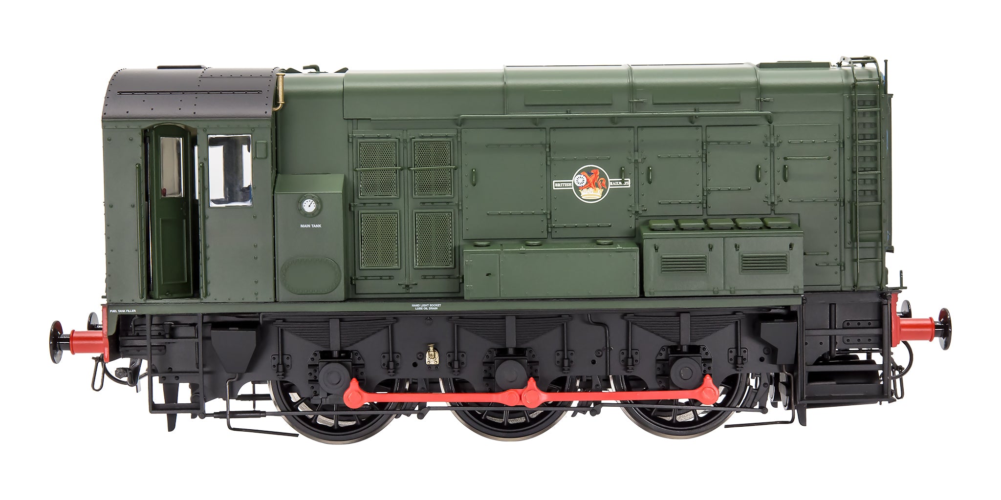 7D-008-018U O Gauge Class 08 BR Green late crest no wng panels Unumbered