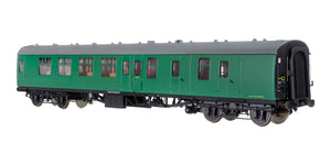 7P-001-501U O Gauge BR Mk1 SR Green BSK unnumbered with Window Beading