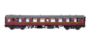 7P-001-609 O Gauge BR Mk1 Maroon SO E3905 with Window Beading