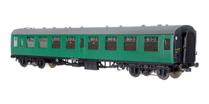 7P-001-701U O Gauge BR Mk1 SR Green SK Unnumbered with Window Beading