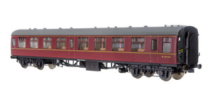 7P-001-706 O Gauge BR Mk1 Maroon SK M24165 with Window Beading