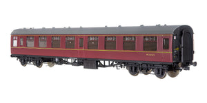 7P-001-706 O Gauge BR Mk1 Maroon SK M24165 with Window Beading