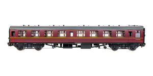 7P-001-709 O Gauge BR Mk1 Maroon SK E24218 with Window Beading