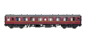 7P-001-709 O Gauge BR Mk1 Maroon SK E24218 with Window Beading