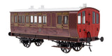 7P-020-500 O Gauge Stroudley 4 Wheel Main Line Oil Lit Brake 3rd Mahogany 1031