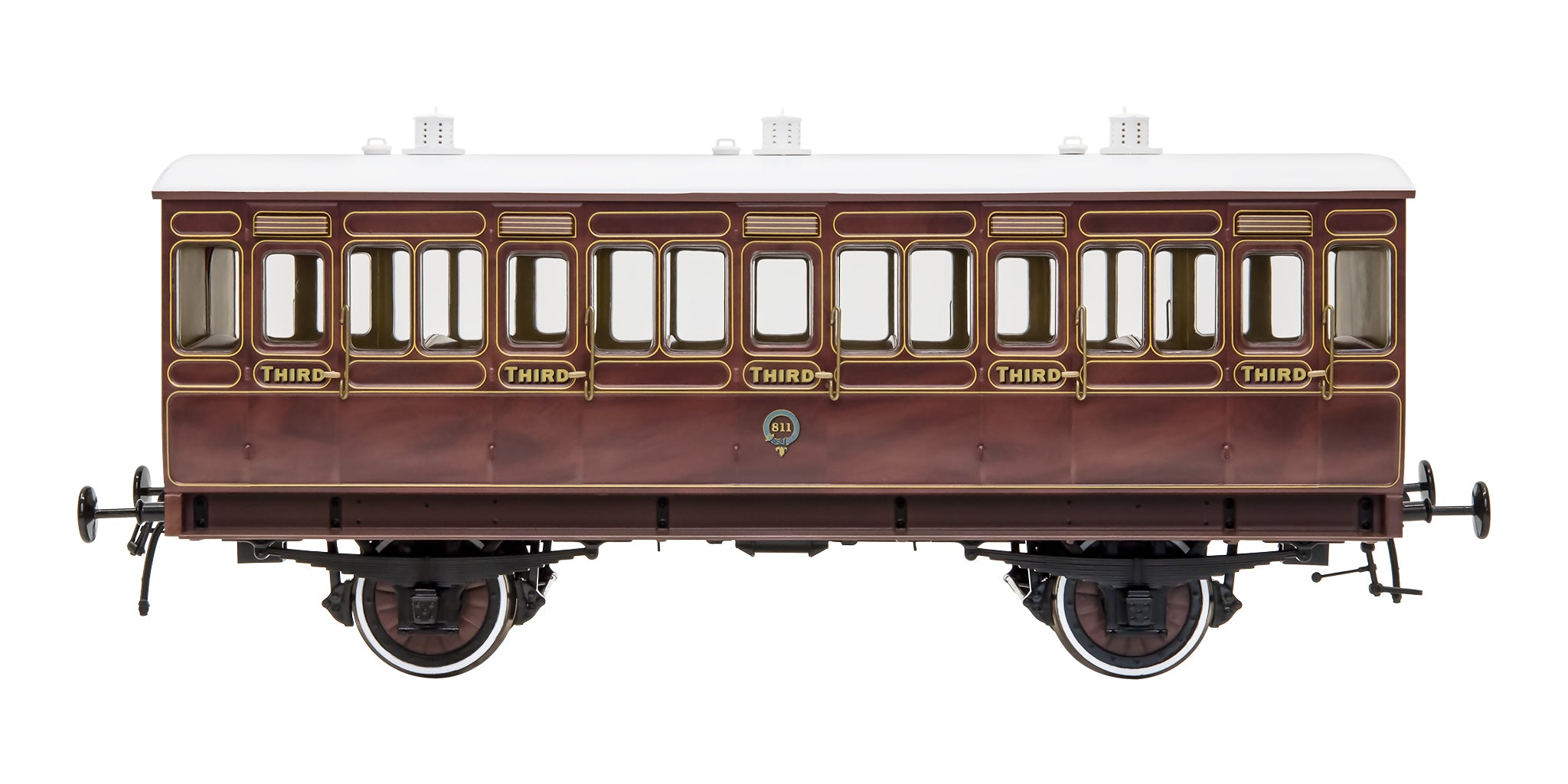 7P-020-600 O Gauge Stroudley 4 Wheel Main Line Oil Lit 3rd Mahogany 811