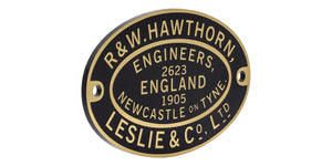 Plate-HL-2623F Hawthorn Leslie Worksplate Full Size Replica – 2623 Spider