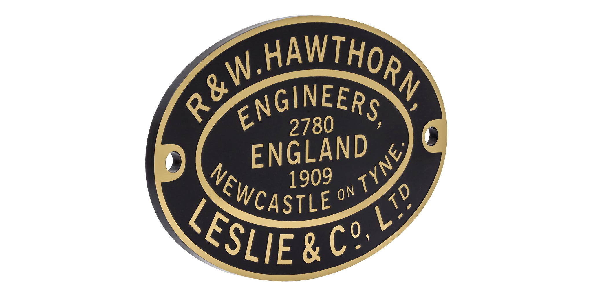 Plate-HL-2780T Hawthorn Leslie Worksplate Third Size Replica – 2780 Asbestos