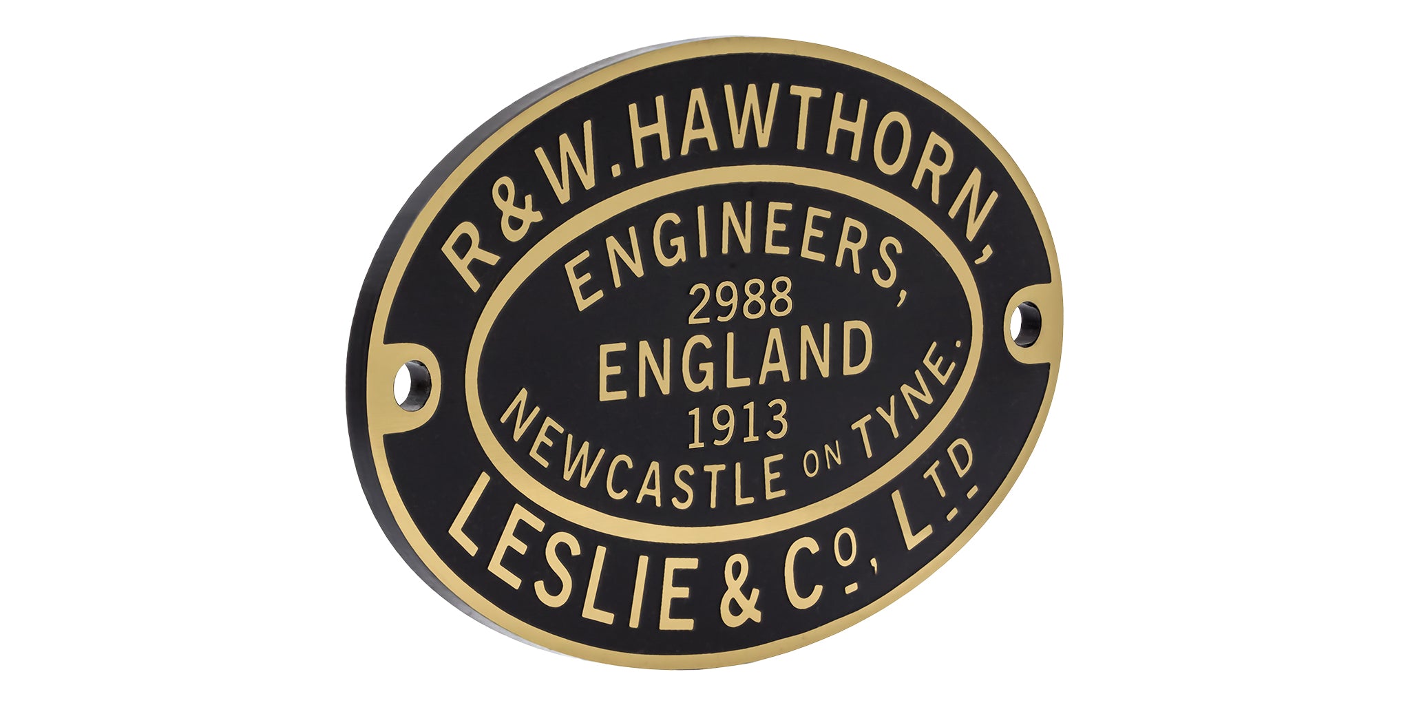 Plate-HL-2988F Hawthorn Leslie Worksplate Full Size Replica – 2988 Wallaby