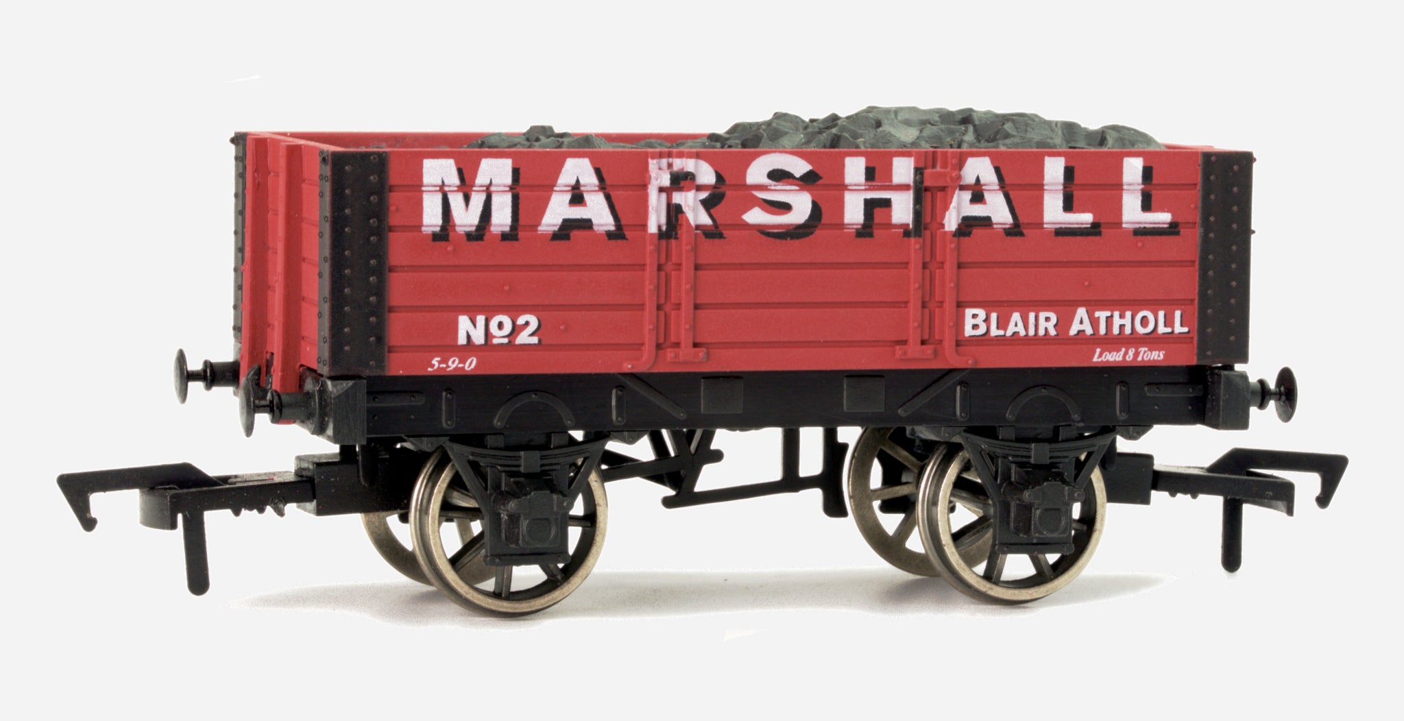 4F-052-001 OO Gauge 5 Plank Wagon 9' Wheelbase Marshall