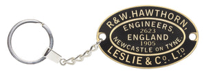 Plate-HL-2623K Hawthorn Leslie Worksplate Keyring – 2623 Spider