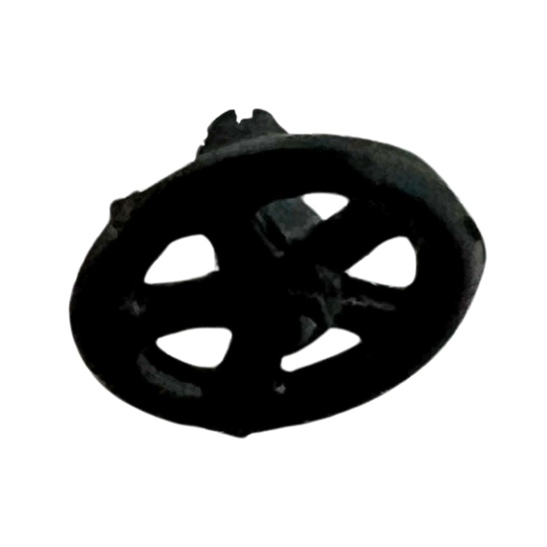 4S-024-MLHWK 00 gauge spares H L 040 mech lub hand wheel black - R